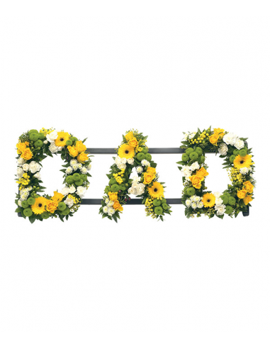Funeral Letters – Mixed Flowers